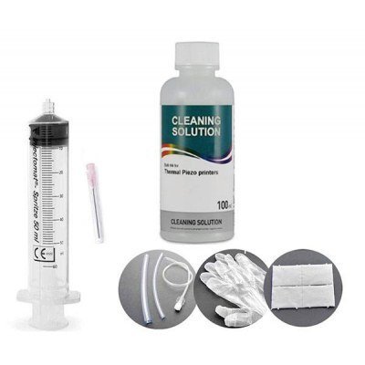 Liquido limpiador universal cabezales de inyeccion de tinta dayma - 100ml