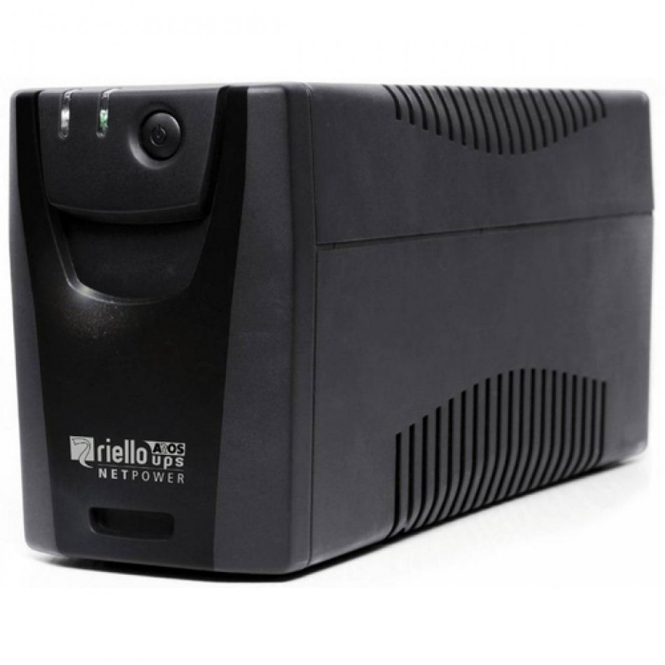 Riello UPS Net Power NPW 800 - UPS - CA 220/230/240 V - 480 vatios - 800 VA - USB - conectores de salida: 4 - negro