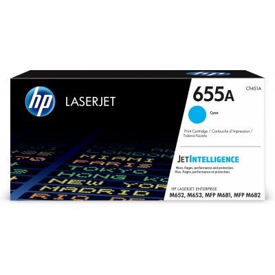 HP CF451A Cyan Cartucho de Toner Original - 655A