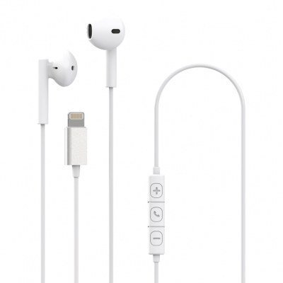 CELLY STEREO EARPHONES LIGHTNING WHITE