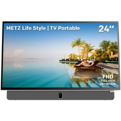 Televisor Portable Metz 24MPE7000Z 24/ Full HD/ Smart TV/ WiFi