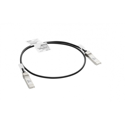 Aruba Networking R9D19A Cable de fibra óptica e InfiniBand 1 m SFP+ Negro, Plata