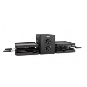Raclette Princess Purify 162660, 8 personas, 2 x 20 x 23 cm, 1500W, negro