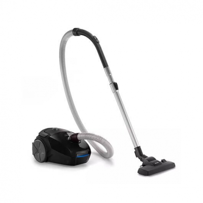 Aspirador con bolsa philips powergo negro 900w - 3l - tubo teles.cepillo multiuso - filtro allergy