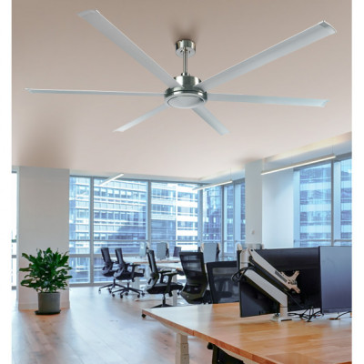Ventilador Dc Sanson Niquel/plat Sin Luz 6asp 214d C/remoto Y Temporizador