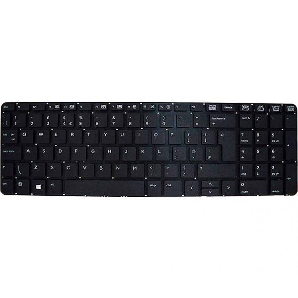 Teclado para portátil Hp Probook 430 G2 / 440 G1 / 445 G1 / 640 G1 / ingles / negro con marco