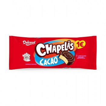 Dulcesol Chapela Cacao Pack 3 Unidades 135Grs