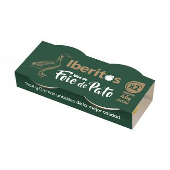 Bloc De Foie De Pato Iberitos Pack 2X23Grs