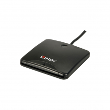 Lindy 42768 lector de tarjeta magnética Negro USB