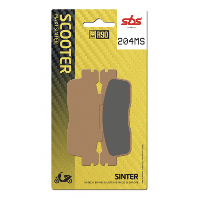 MS Scooter Maxi Sintered Brake Pads SBS 204MS