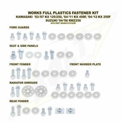 BOLT SCREW KIT KTM KTM-PFK1