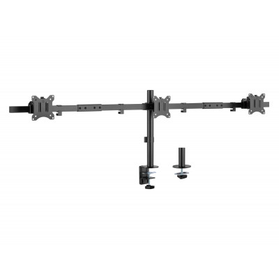 Soporte articulado de sobremesa para triple monitor de 17-32