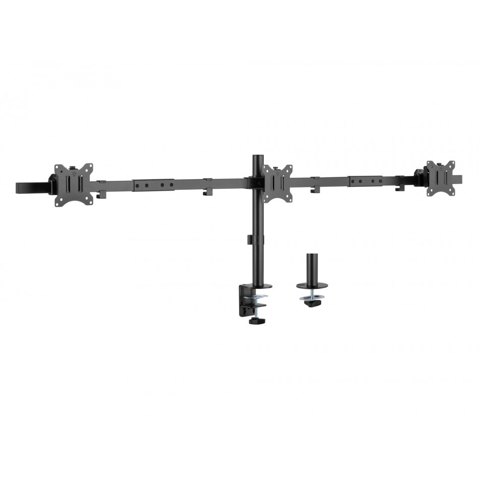 Soporte articulado de sobremesa para triple monitor de 17"-32