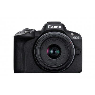 EOS R50, Black + RF-S 18-45mm F4.5-6.3 IS STM Kit MILC 24,2 MP CMOS 6000 x 4000 Pixeles Negro