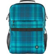 HP Mochila Campus XL con patrón de cuadros de tartán