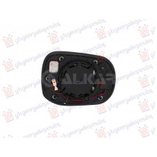 CRISTAL DE RETROVISOR CALEFACTADO (CON PUNTO CIEGO) (2 + 2 PINES) (CRISTAL CONVEXO)