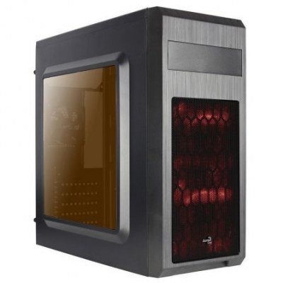 CAJA SEMITORRE AEROCOOL SI5101 ADVANCE - 2*USB 2.0 - USB 3.0 - AUDIO/MICROFONO - SOPORTA GPU HASTA 29.8CM - LATERAL TRANSPARENTE - ATX