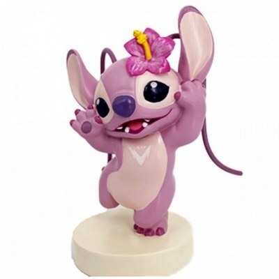 Figura enesco disney lilo y stitch - angel con flor