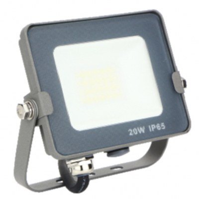 Foco led ips 65 20w 5700k luz fría 1600lm gris