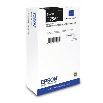 Epson T7561 Negro Cartucho de Tinta Original - C13T756140