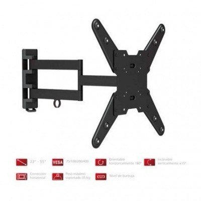 Soporte de Pared Orientable/ Inclinable Fonestar STV-683N para TV de 23-55/ hasta 35kg