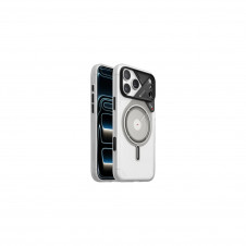 Aulumu A18 Frosted MagSafe Transparente iPhone 18 Pro Max Funda Traslucent Blanca