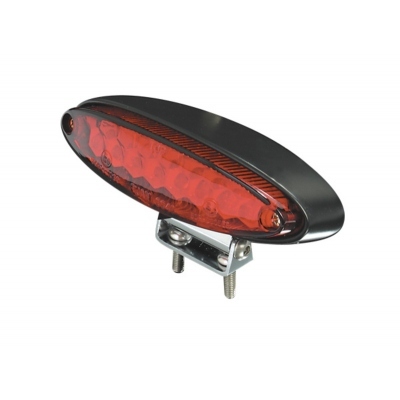SHIN YO LED mini taillight 255-978 red, on adjustable bracket, black housing 255-975