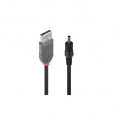 Lindy 70266 cable de transmisión Negro 1,5 m USB A