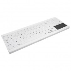 Cherry Teclado Touchpad lavable/desinfe USB Blanco