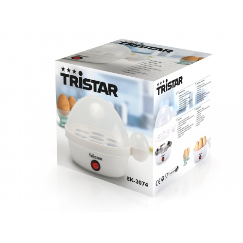 Cocedor de Huevos Tristar EK-3074/ Capacidad 7 Huevos