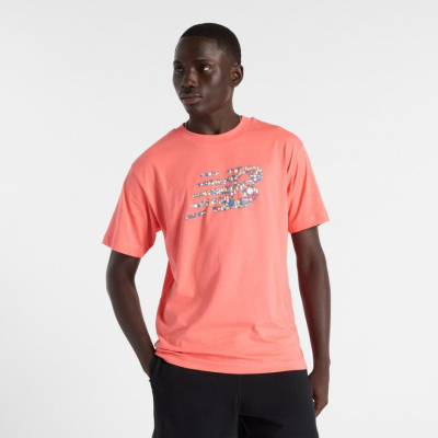Camiseta NEW BALANCE NAT LOGO SS MT51920 DTR Rosa