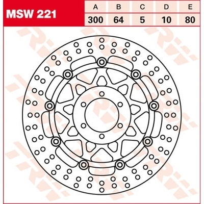 Discos de freno TRW MSW221