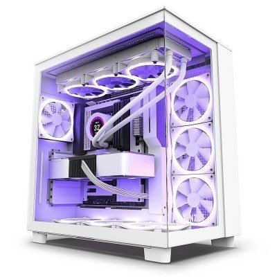 Caja Atx NZXT H9 Flow Blanco