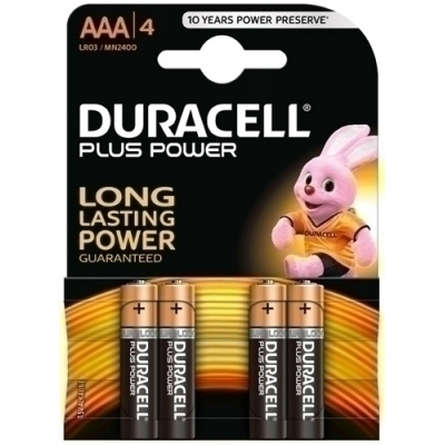 PILAS DURACELL AAA PLUS (MN2400-LR03) B4