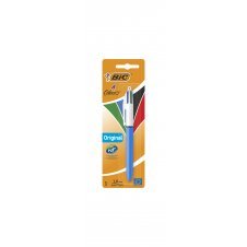 BIC 802077 Bol?grafo retráctil con clip Negro, Azul, Verde, Rojo 1 pieza(s)