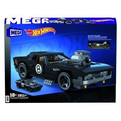 Figura mattel mega construx hot wheels coleccionistas rodger dodger