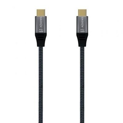 AISENS-CABLE USB 3.2 GEN2X2 ALUMINIO 20GBPS 8K30HZ 5A 100W E-MARK.