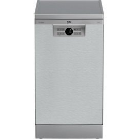 Lavavajillas Beko BDFS26020XQ, 45 cm, 10 servicios, clase E, 75 kWh/100 ciclos, 46dB, AquaIntense, WaterSafe, display, inox – imagen 4