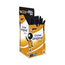 BIC 872731 bolígrafo Negro Fino 50 pieza(s)