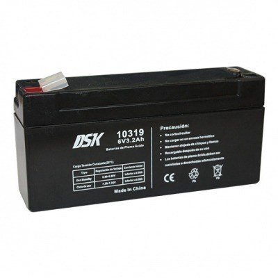 Bateria PLOMO 6V 3,2Ah AGM 134x34x60mm DSK