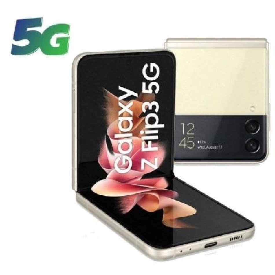 Smartphone Samsung Galaxy Z Flip3 8GB/ 256GB/ 6.7/ 5G/ Beige