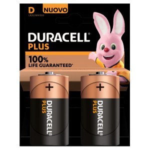 Pila Duracell ALCALINA PLUS D LR20 K2 1 BLISTER