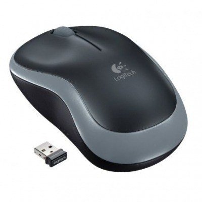 Ratón Inalámbrico Logitech M185 910-002238/ Hasta 1000 DPI/ Gris