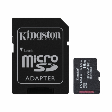 Kingston Technology industrial Memoria microsdhc 16gb UHS-I Clase 10 negro