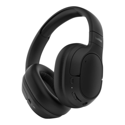 AUD008HQBK auricular y casco Auriculares Inalámbrico Diadema Llamadas/Música USB Tipo C Bluetooth Negro