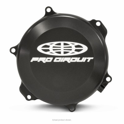 Tapa de embrague Pro Circuit para Yamaha YZ125: aluminio, negro CCY05125