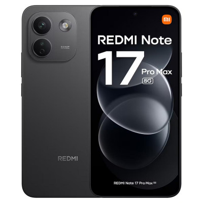 Movil xiaomi redmi note 17 pro max 5g 8 - 256gb negro