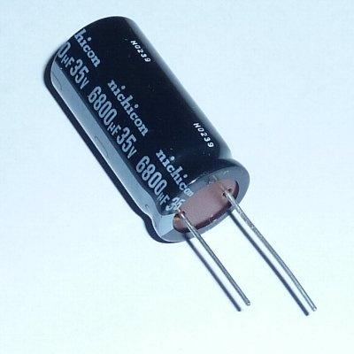 Condensador Electrolítico RADIAL 6800uF 35Vdc 105ºC