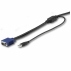 Cable Kvm Usb De 3 M Para Consola Startech.com De Montaje En Armario Rack