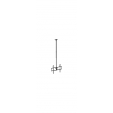 AISENS Soporte de techo pro giratorio, inclinable, extensible y nivelable para monitor/TV 80kg de 50-100, Negro